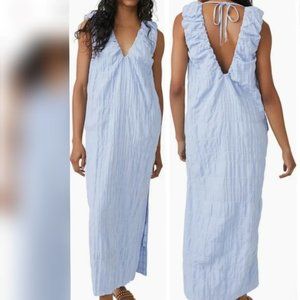 Free People Agatha Tie Back Column Dress, Medium NWOT